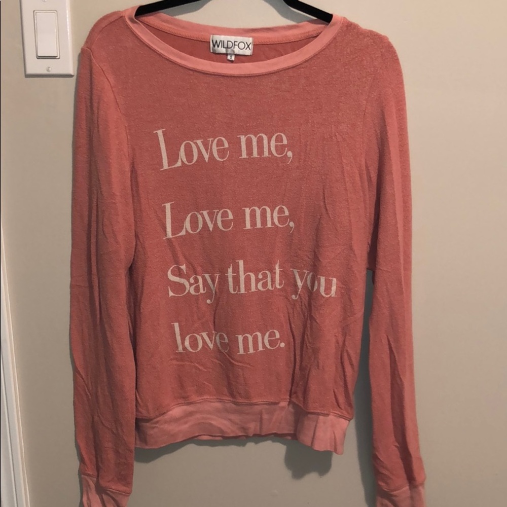 Wild fox Justin Bieber quote jumper - Picture 1 of 3